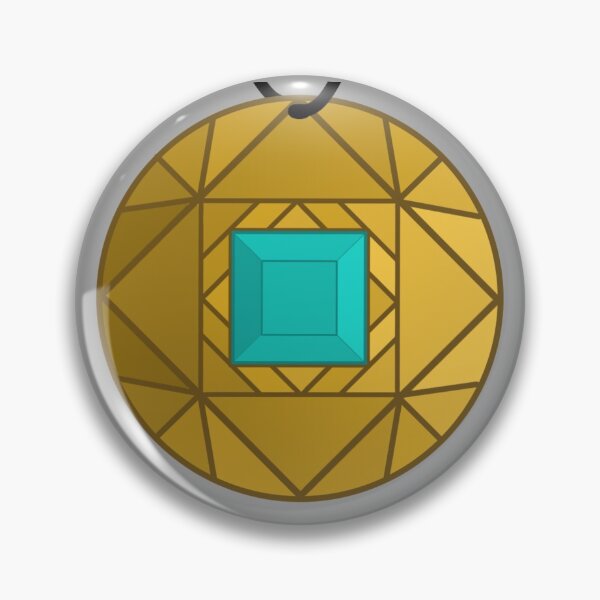 Light Blue Amulet Pin