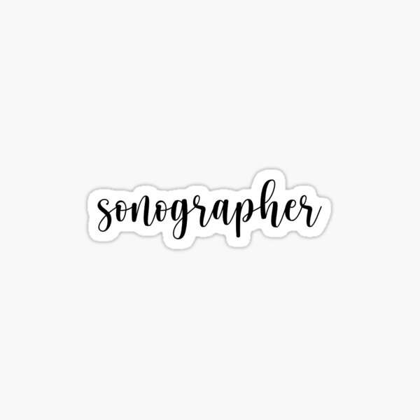 Artikel-Vorschau von Sonograph / Ultraschalltechniker, designt und verkauft von designbyliz.