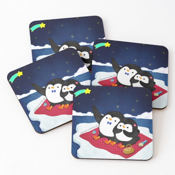 Item preview, A Penguin Romantic Picnic designed and sold by thepenguinsfamily.