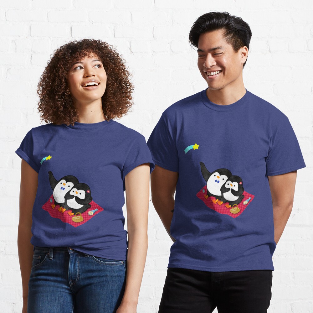 A Penguin Romantic Picnic Classic T-Shirt