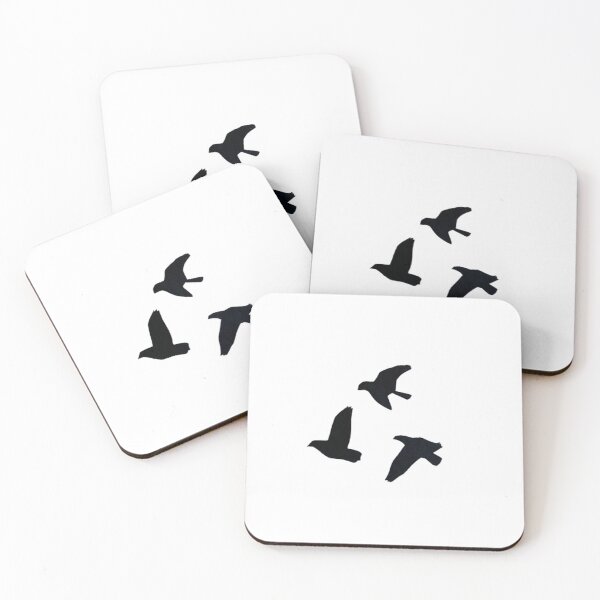 Item preview, Silhouette of Flock of Birds Flying designed and sold by Katelyn Wollschlager.