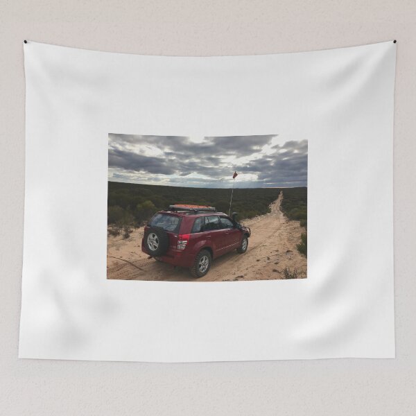 Item preview, Suzuki Grand Vitara sand track and horizon Wyperfeld / Big Desert, Victoria, Australia designed and sold by Juliette Remfrey.
