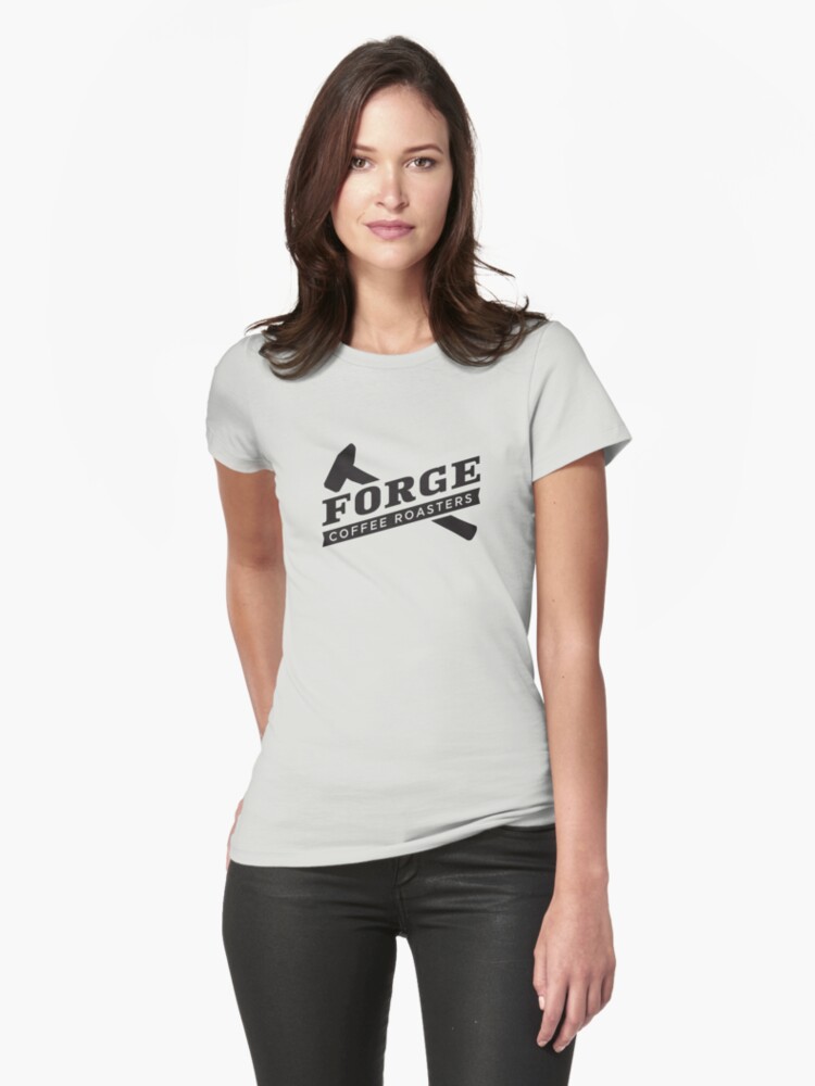 Thumbnail 1 of 3, Fitted T-Shirt, Forge Coffee® Logo Swag designed and sold by ForgeCoffee.