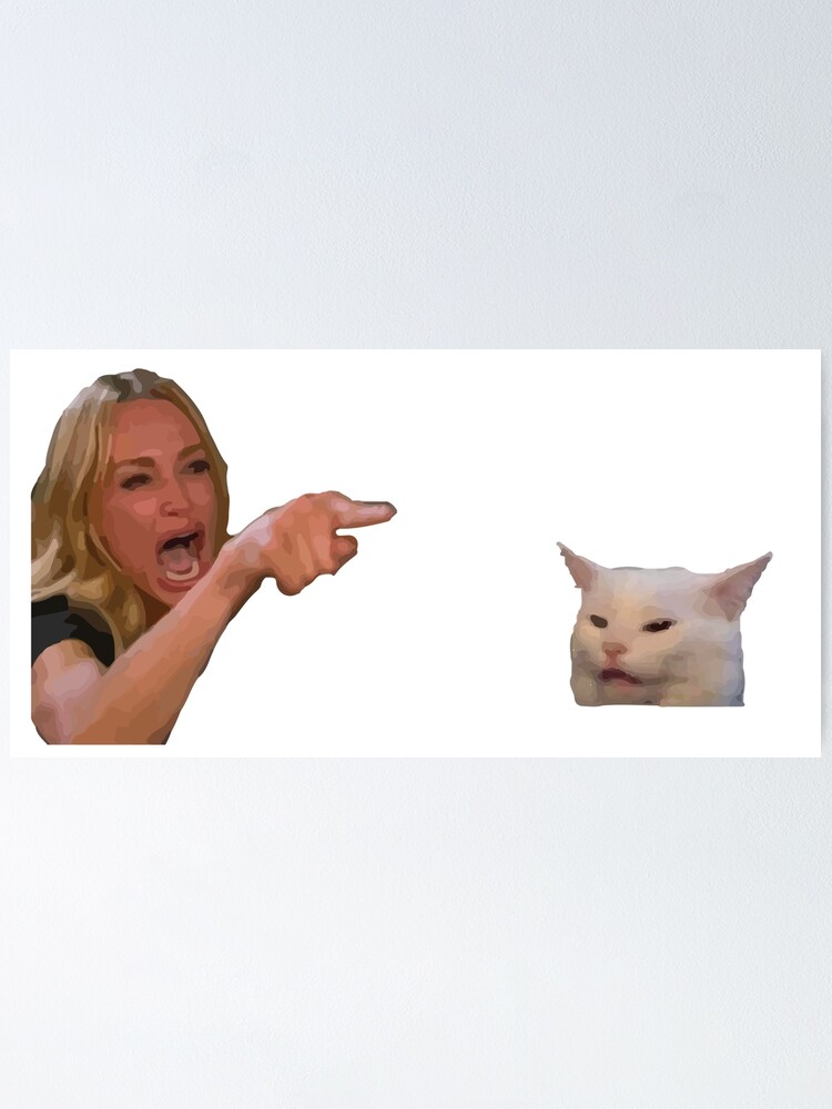 Woman Yelling at a Cat