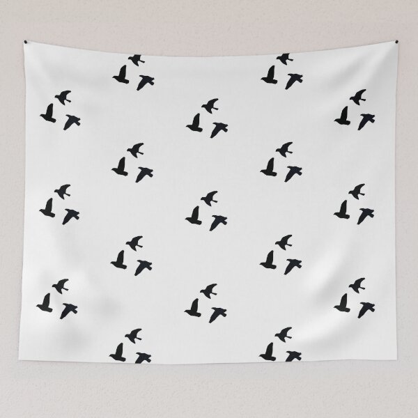 Item preview, Silhouette of Flock of Birds Flying designed and sold by Katelyn Wollschlager.