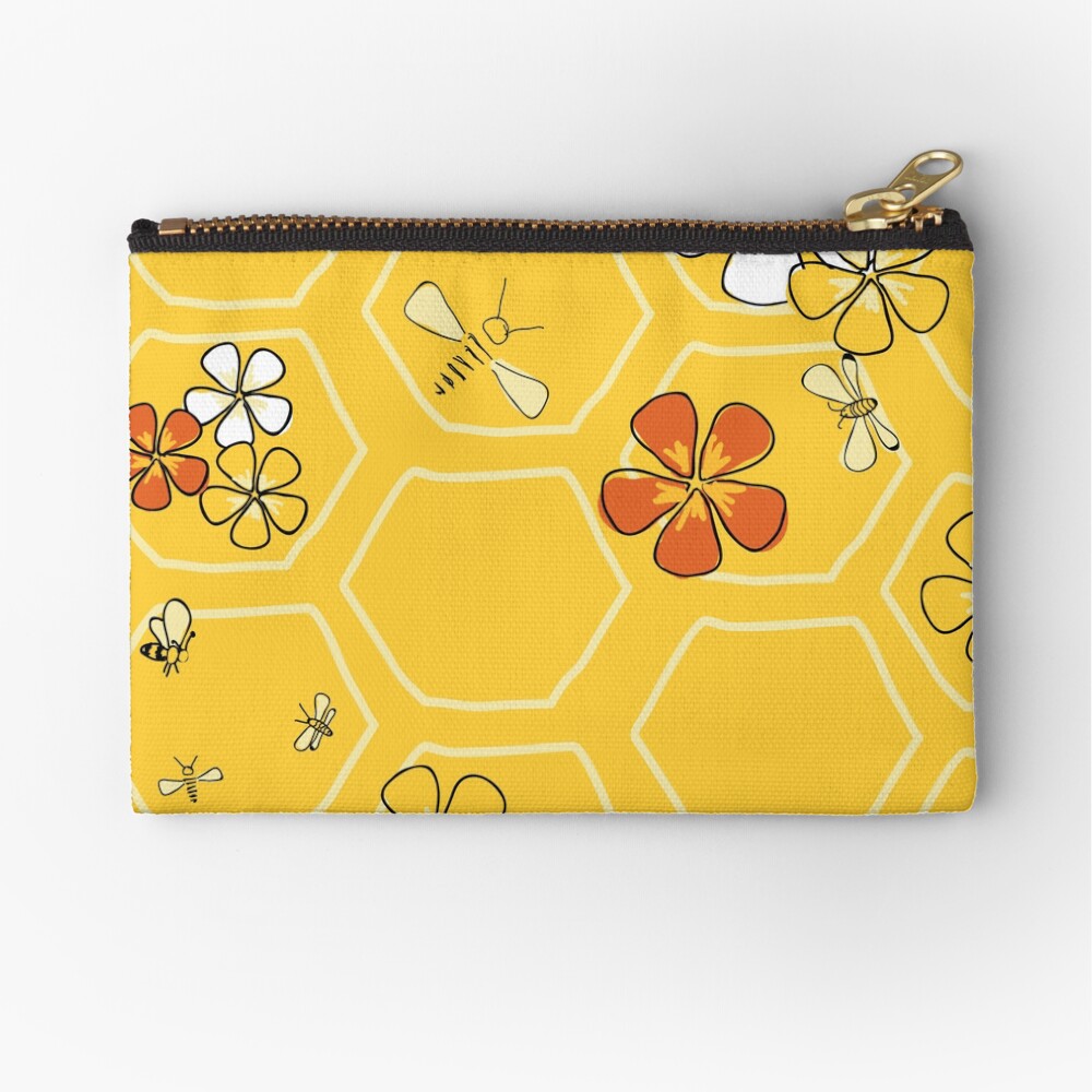 Buzz About Zipper Pouch