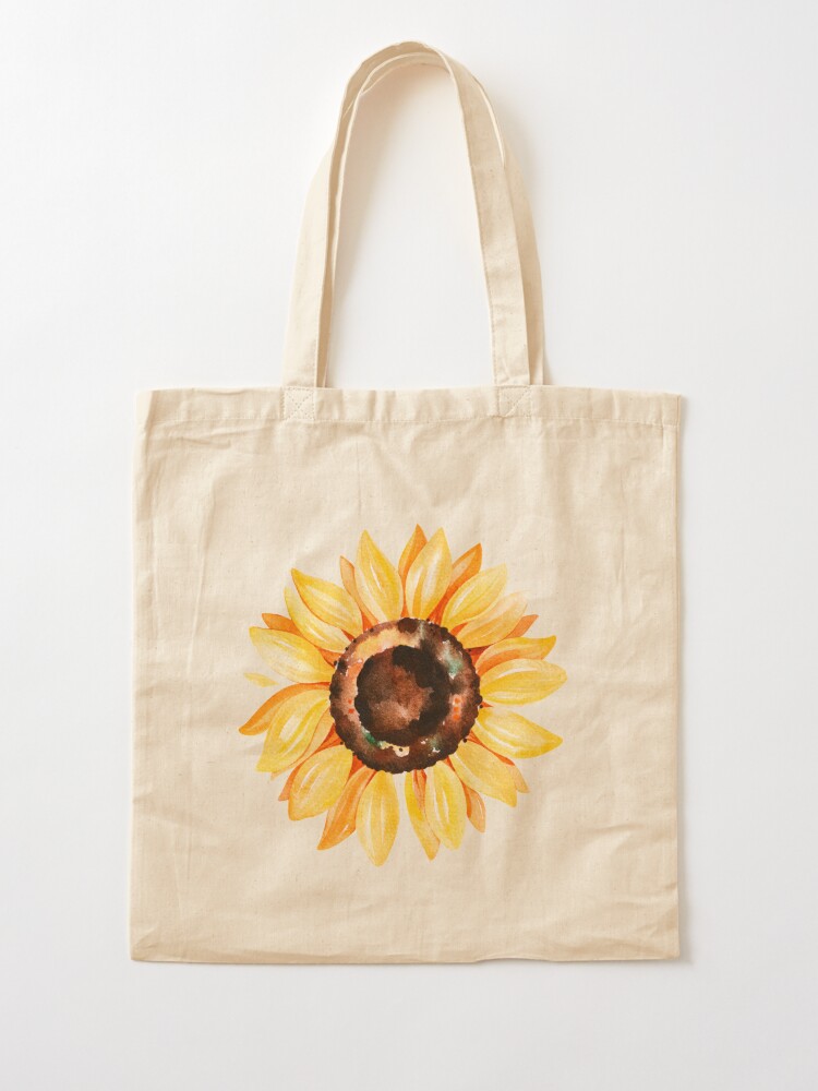 sunflower tote bag