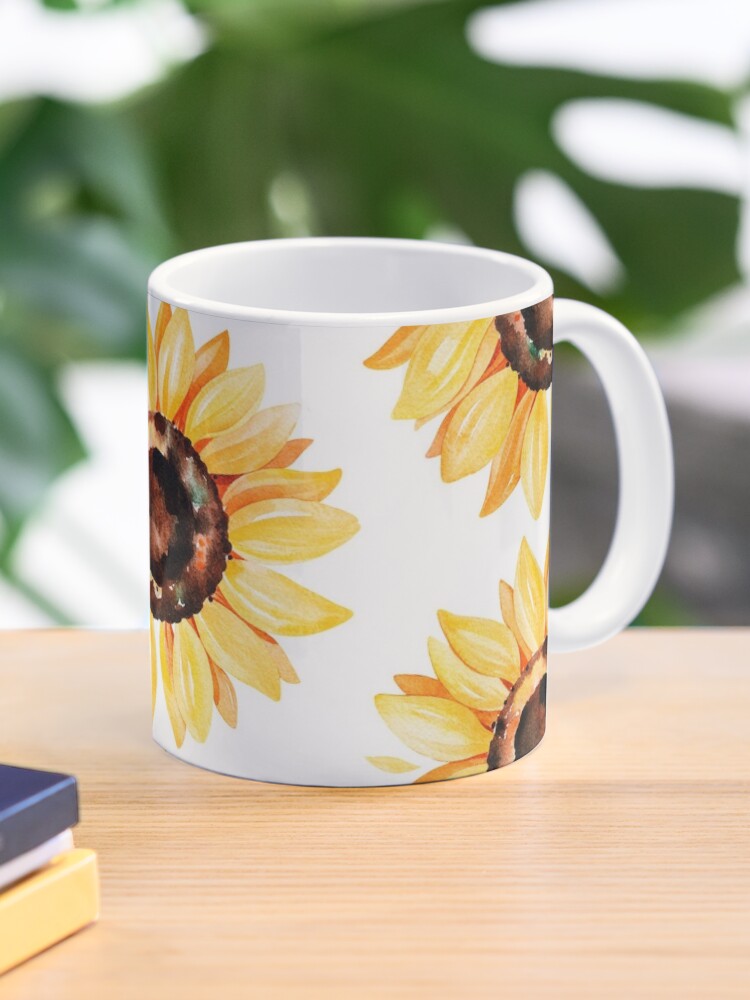 TAG Colorful Flower Coffee Mug Large 20 oz Floral Garden Hand Painted