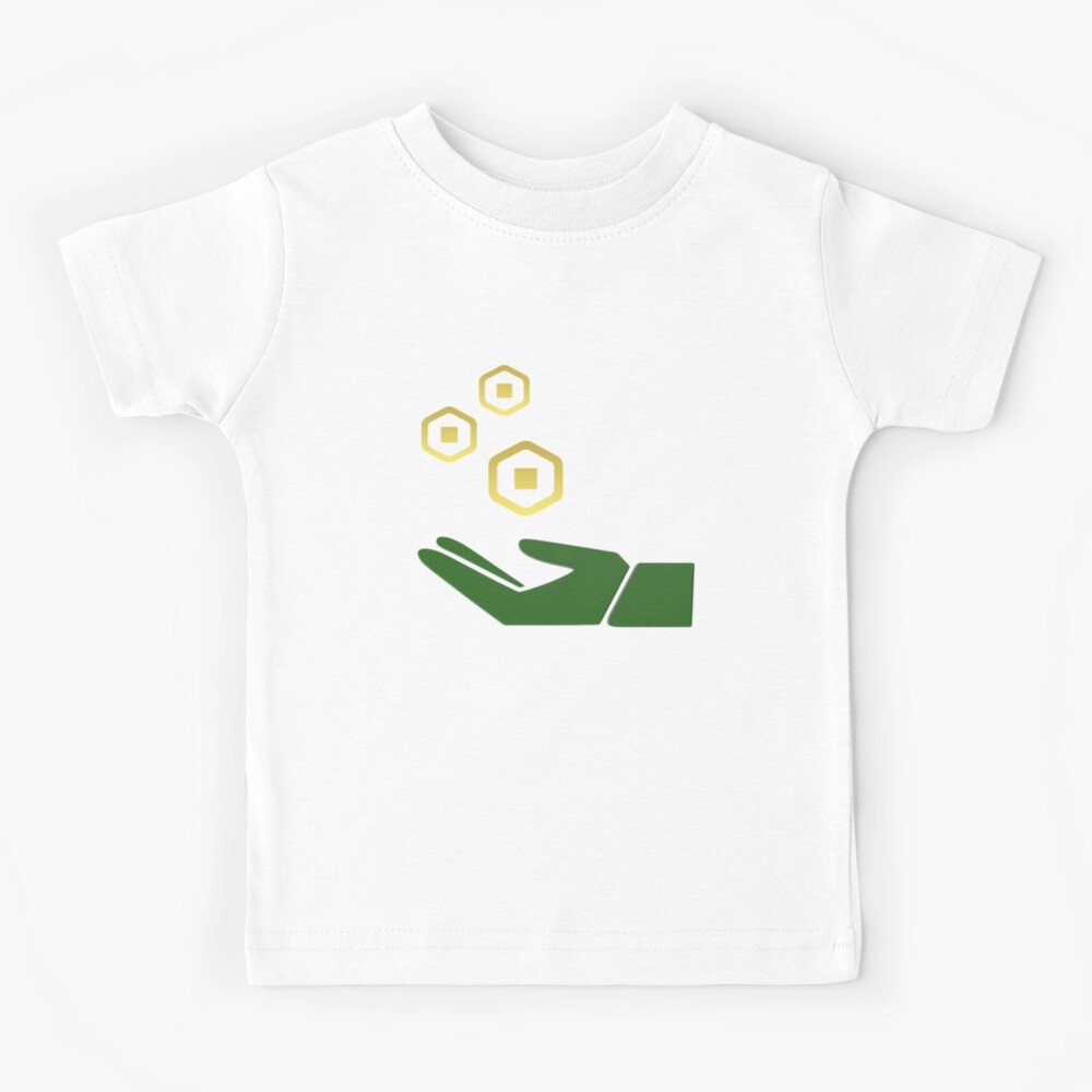 Roblox Robux Pocket Money Kids T Shirt By T Shirt Designs Redbubble - robux to money