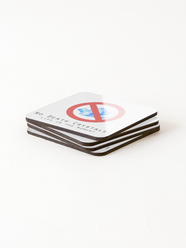 Alternate view of Death Crystals Funny Rick and Morty Coasters (Set of 4)