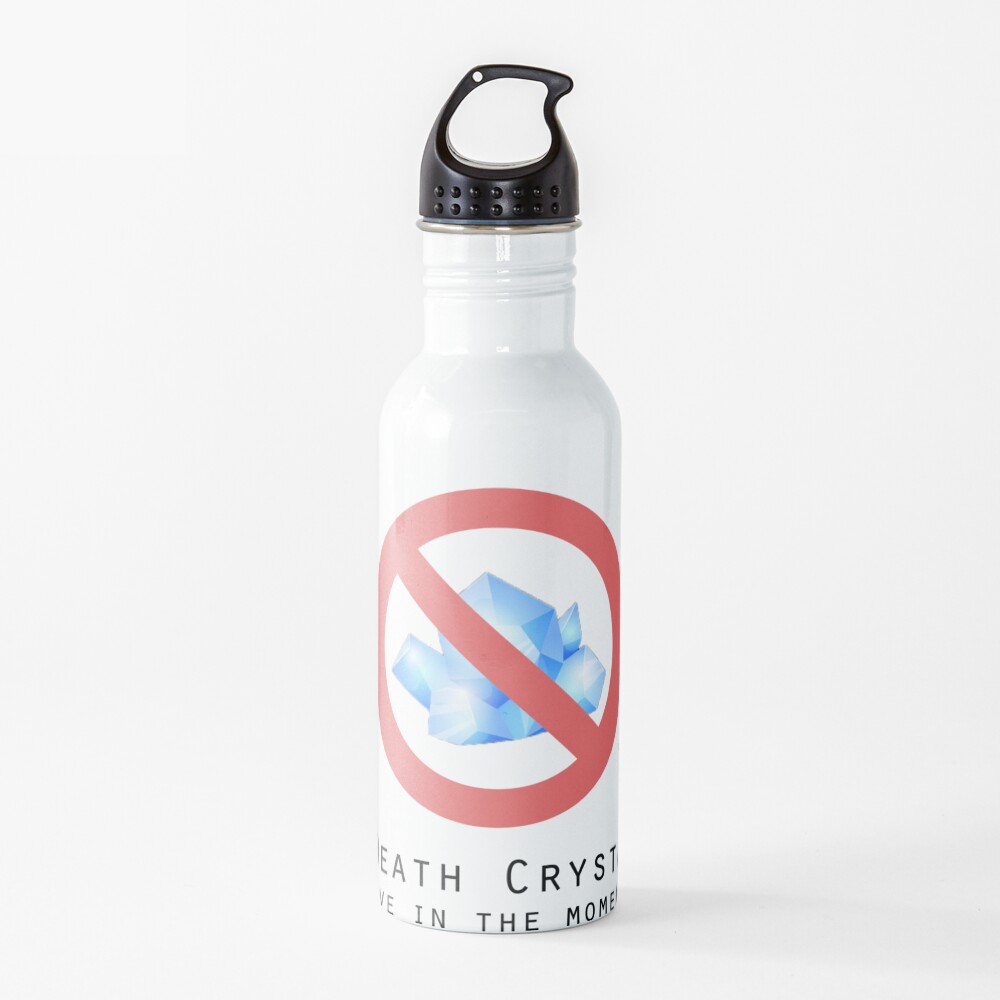 Death Crystals Funny Rick and Morty Water Bottle