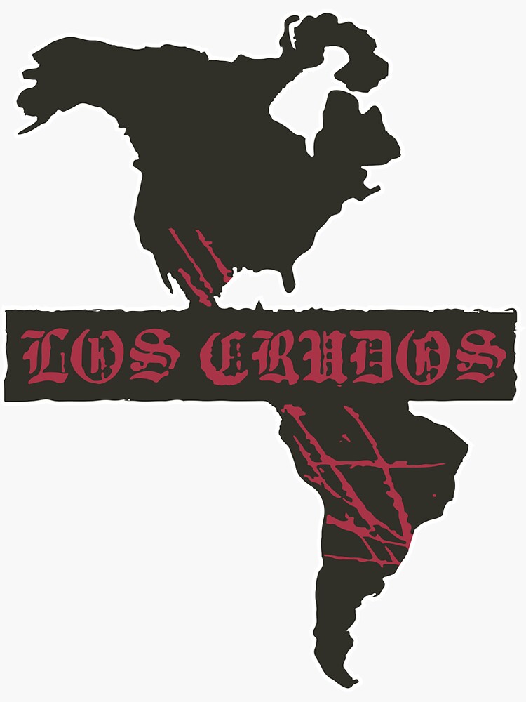 "THE CRUDES" Sticker by Camisetasdarria Redbubble