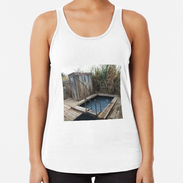Hot tub anyone? Mineral hot springs, Coward Springs, South Australia, Australia Racerback Tank Top