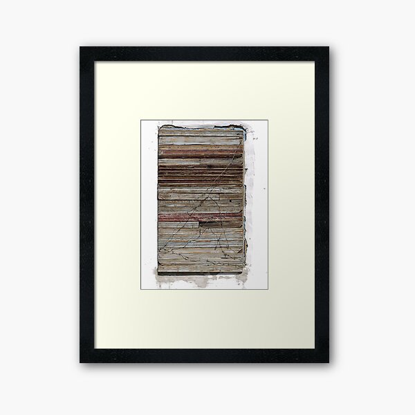 Boarded up - with style (2) Framed Art Print