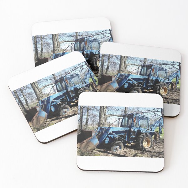 Item preview,  Ford 4500 backhoe tractor in the grave yard, tractor cemetery. designed and sold by Pennylanemerch.