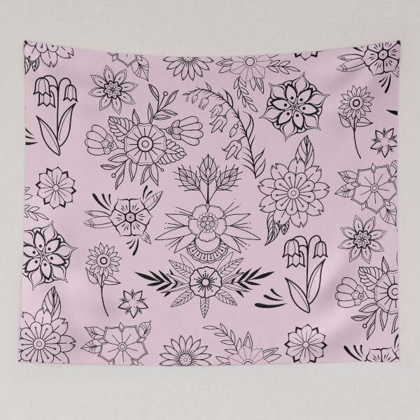 Item preview, Traditional florals  designed and sold by elmpixietattoos.