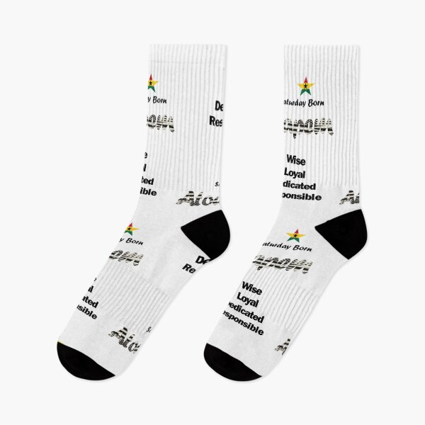 Item preview, Saturday Born Ghanaian Male Name 'Atoapem' in black and white designed and sold by WhoWeAre.