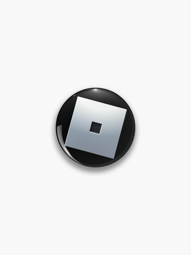 Roblox Silver Block Pin By T Shirt Designs Redbubble - support pin roblox