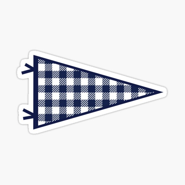 Item preview, gingham pennant designed and sold by saf0218.
