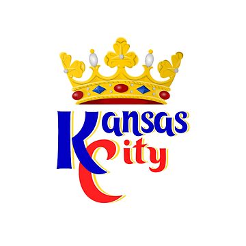 Artwork thumbnail, Kansas City KC Hybrid Baseball Football Fan Gift Design by KCSportswear