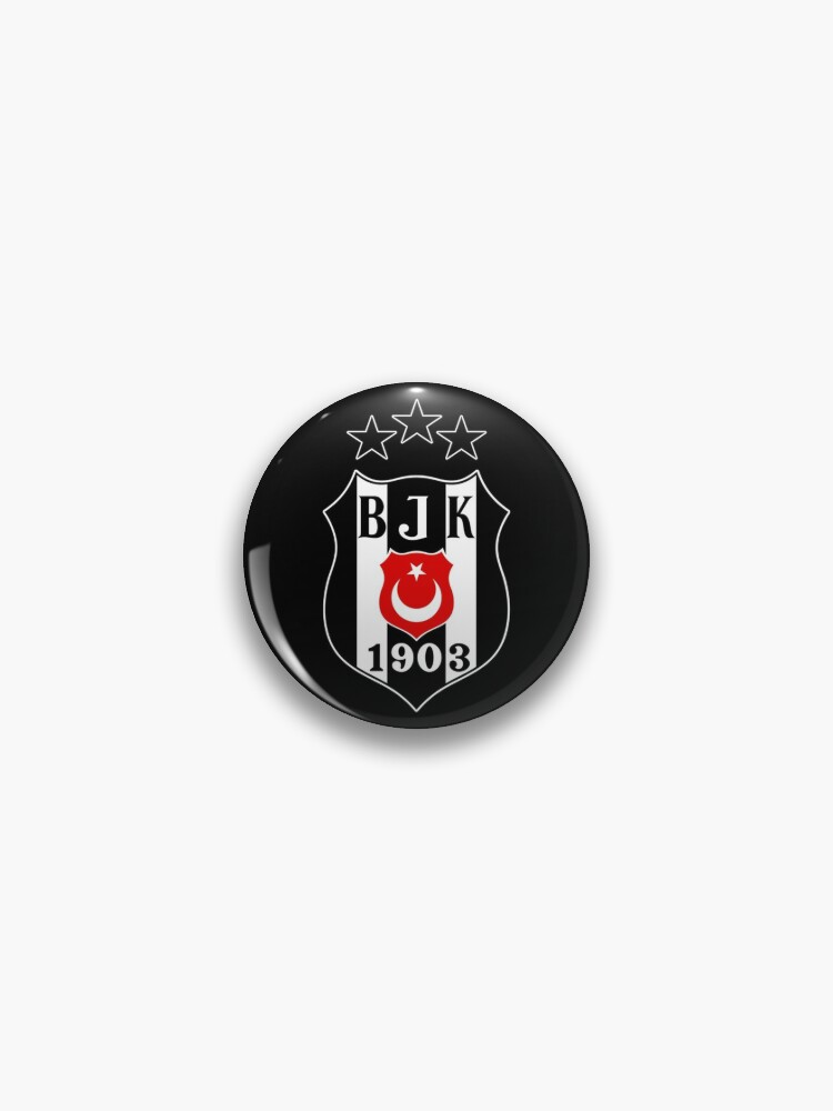 CZECH SK SLAVIA PRAHA & TURKEY BESIKTAS BJK 1903 FOOTBALL SOCCER CLUB PIN  BADGE