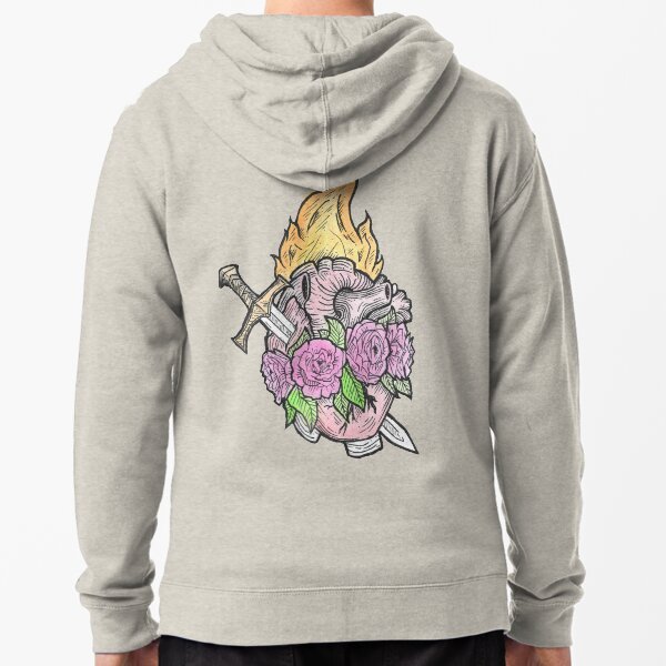 Immaculate Heart Zipped Hoodie