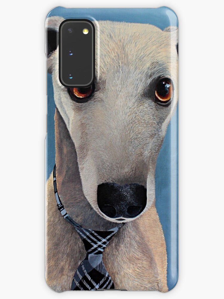 Thumbnail 1 of 4, Samsung Galaxy Phone Case, Devo the Whippet designed and sold by grimmhewitt67.