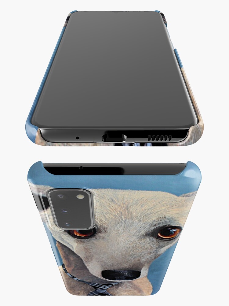 Thumbnail 3 of 4, Samsung Galaxy Phone Case, Devo the Whippet designed and sold by grimmhewitt67.