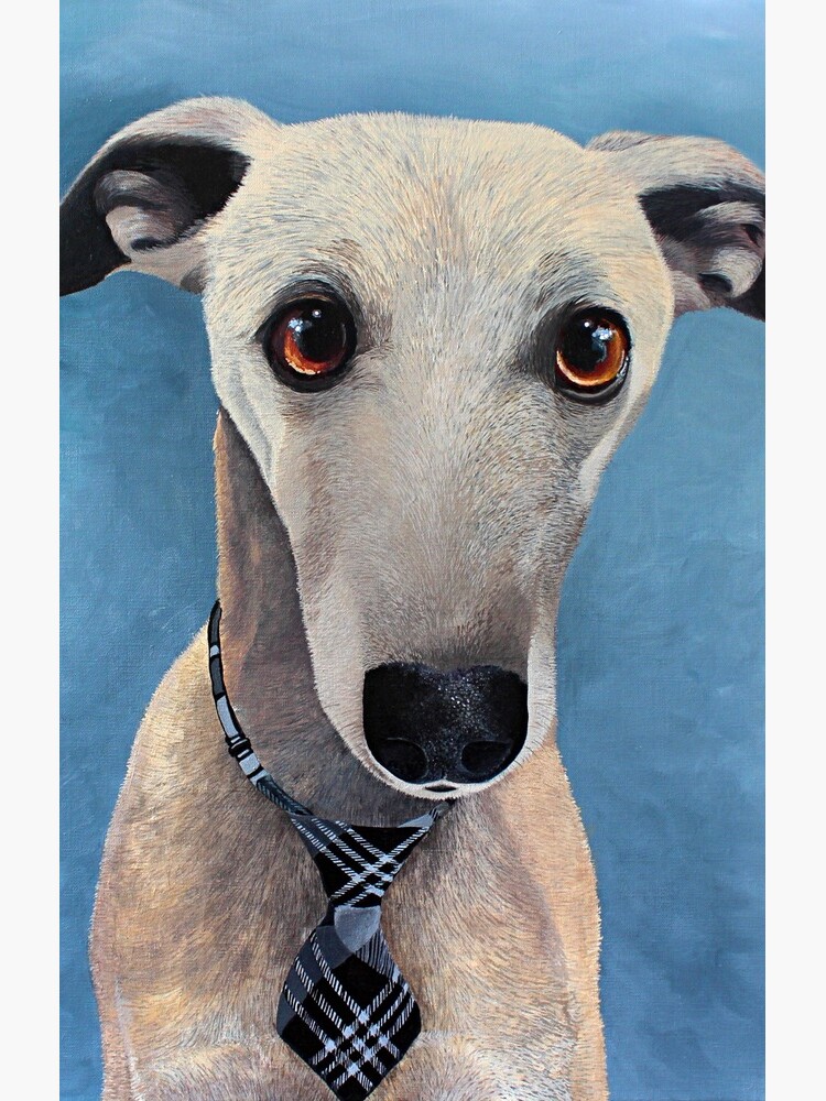 Thumbnail 4 of 4, Samsung Galaxy Phone Case, Devo the Whippet designed and sold by grimmhewitt67.