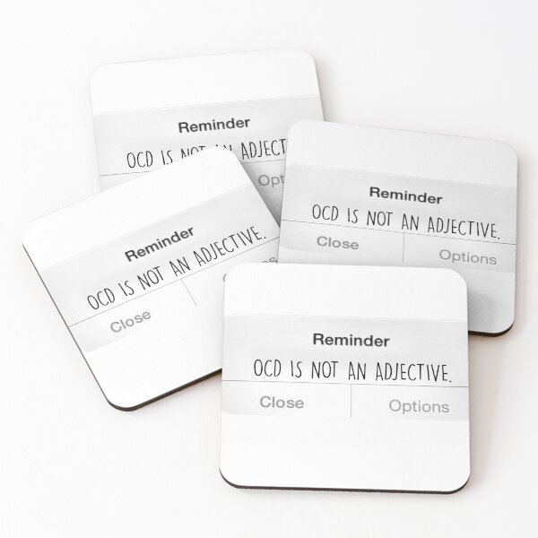 Item preview, REMINDER: OCD is not an adjective designed and sold by kayleetubbs.