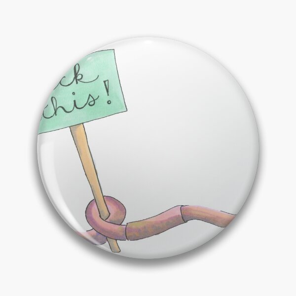 Item preview, Dissatisfied Worm designed and sold by ChaosPixie99.