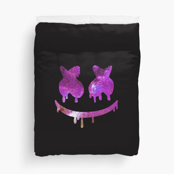 Marshmello space painted Duvet Cover