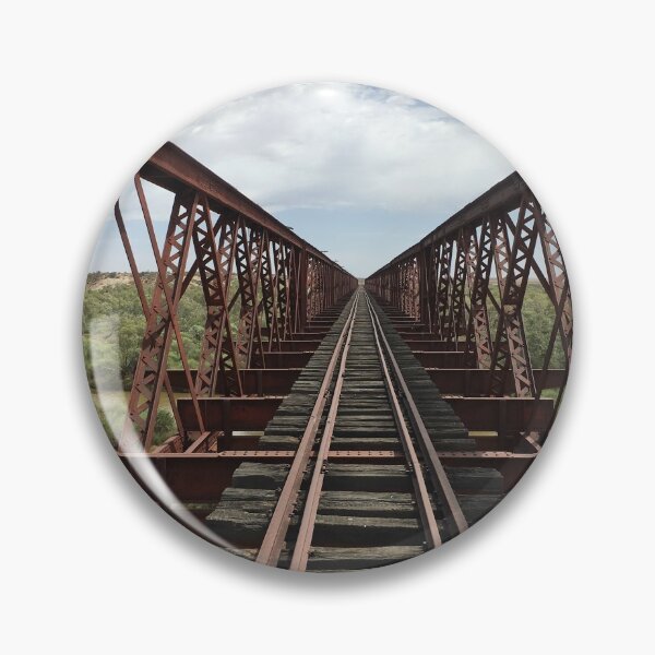 Item preview, Algebuckina disused rail bridge along Oodnadatta, desert South Australia, Australia designed and sold by Juliette Remfrey.