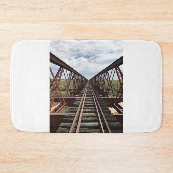 Item preview, Algebuckina disused rail bridge along Oodnadatta, desert South Australia, Australia designed and sold by Juliette Remfrey.