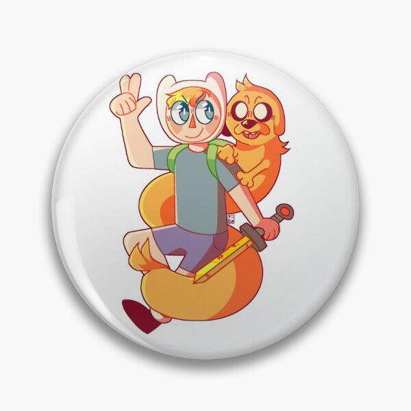 Finn and Jake - adventure time Pin