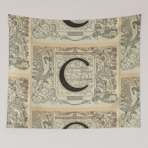 Item preview, Capital C designed and sold by BlueSpecsStudio.