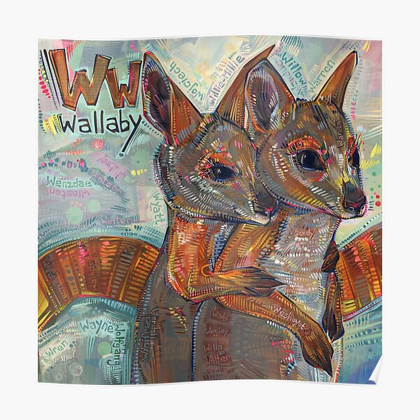 W Is for Wallaby - 2020 Poster