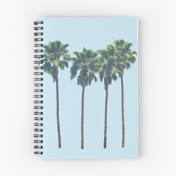 Item preview, Four Palm Trees Light Blue designed and sold by Jasminder.