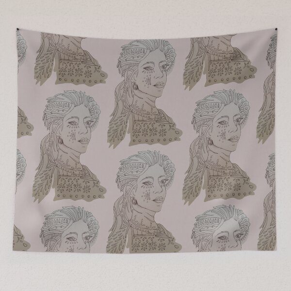 Item preview, Jewelled Portrait Colouring in designed and sold by Amy Brunning.