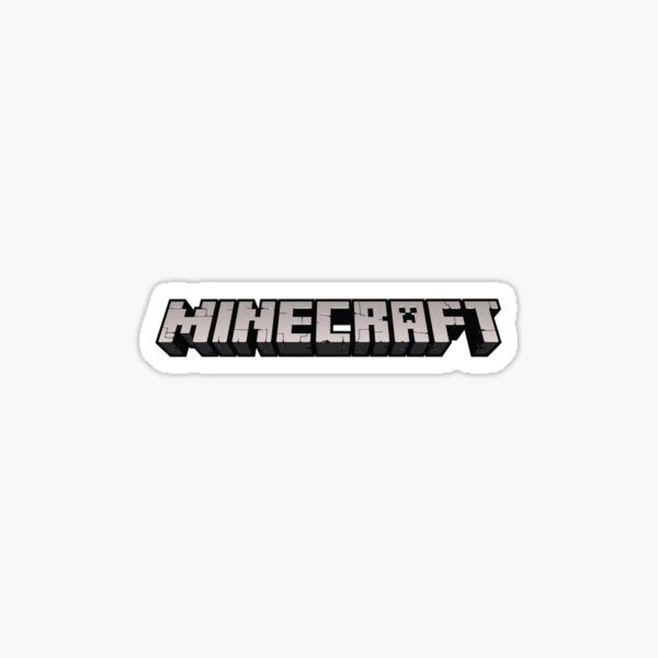 Minecraft Logo Stickers Redbubble