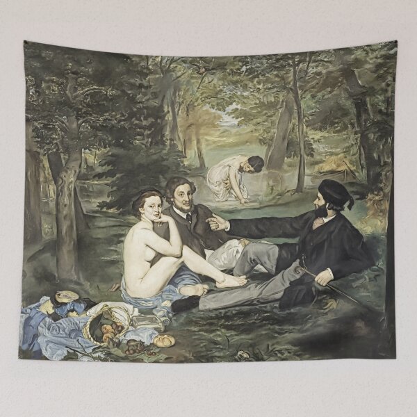 Item preview, A tickle on the grass with luncheon, man? Ay? designed and sold by IanBiAM.