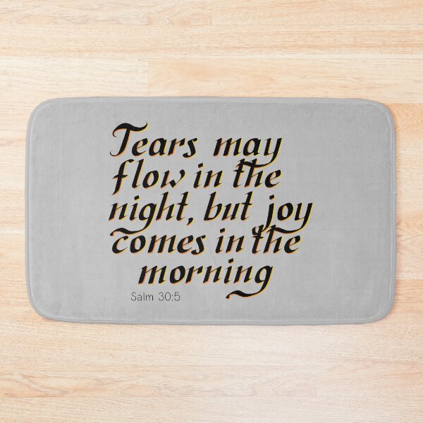 Item preview, Psalm 30: 5 sign designed and sold by Javier Narváez Solarte.