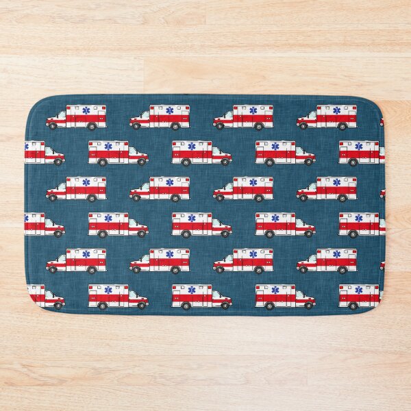 Item preview, Ambulance on Dark Blue designed and sold by littlearrow.