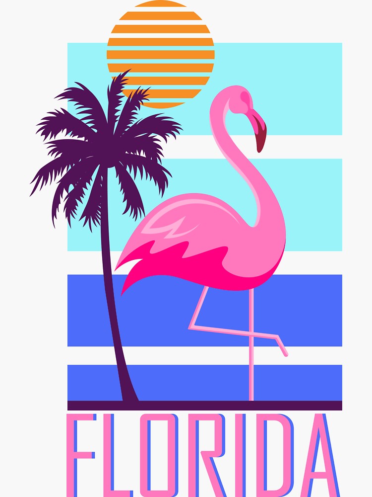 Flamingo Florida Decal Flamingo Florida Decal
