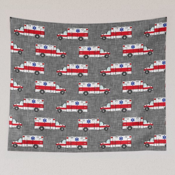 Item preview, Ambulance on Gray designed and sold by littlearrow.