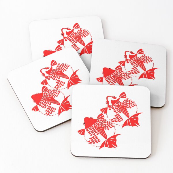 Item preview, Pearlscale Goldfish  Red White Top View Logo designed and sold by Nosnah.