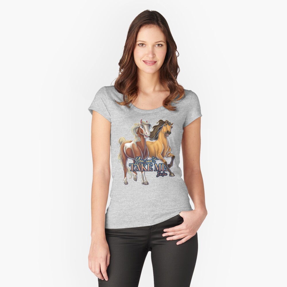 Item preview, Fitted Scoop T-Shirt designed and sold by Unicornarama.