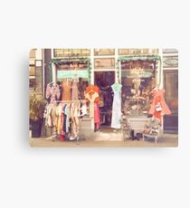 Vintage Fashion Shop Metal Print