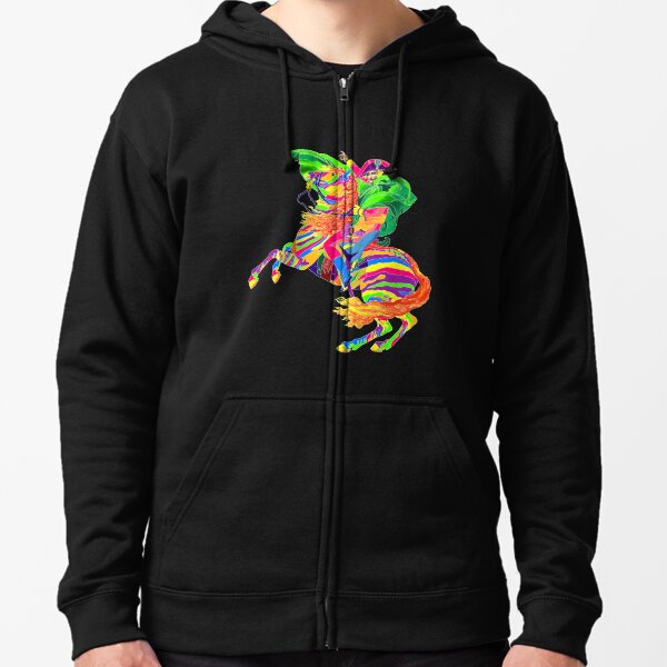 Napoleon à zèbre Zipped Hoodie