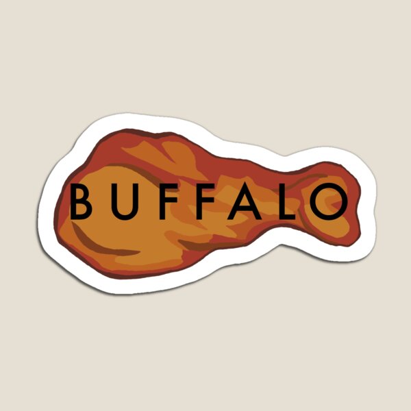 Buffalo Bills JOSH ALLEN Turkey Leg MAGNET - Vinyl NFL Football NY Chicken  Wing